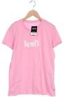 Levis T-Shirt Damen Shirt Kurzrmliges Oberteil Gr. L Baumwolle Pink #l102ne5