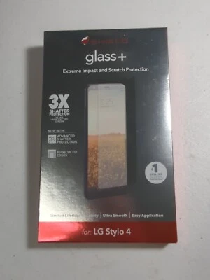 Lot Of 2 OEM ZAGG InvisibleShield Glass+ Screen Protector For LG Stylo 4 - Image 1 of 2