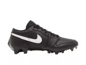 Nike Air Jordan 1 Low TD Mens Black White Football Cleats FJ6245-001 Size 11.5 - Picture 1 of 7