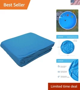 24-Foot Round Above Ground Pool Liner in Vibrant Blue - Easy Installation - Picture 1 of 11