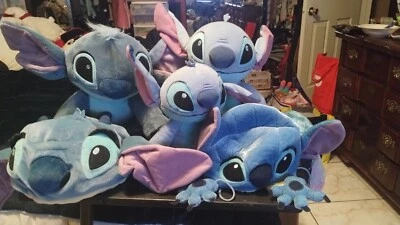 Build A Bear Disney Lilo & Stitch Juguete de Peluche 12" Lote 5 Piezas 3 Peluche y 2 Sombreros Foto 1 de 4