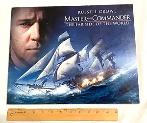 Raro libro promozionale film Crowe Master and Commander Far Side of the World - Foto 1 di 16