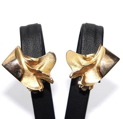 Ohrringe LAPPONIA Gold Clip-Verschluss 585/14K 1991/O8 20x21,5mm 7,6g - Bild 1 von 4