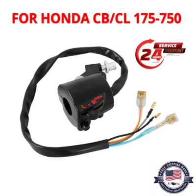 Left Clutch Side Handlebar Switch 35250-300-033 For Honda CB/CL CB750 175 K5 - Image 1 of 4