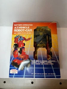 Vintage 1985 Transistor Robots A.T Fahrzeug Roboter-Auto - Bild 1 von 9
