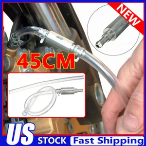 Tube Bleeding Motorcycle/Car Clutch Brake Bleeder Hose One Way Valve Tool Kit GN - Picture 1 of 13