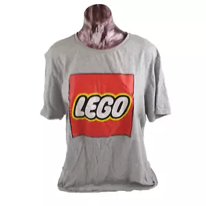 Lego T Shirt, Unisex, Size XL, Grey With Multicoloured Logo, Cotton/Short Sleeve - Picture 1 of 6