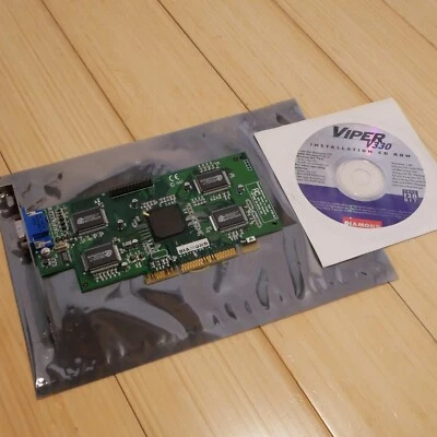 Diamond Viper V330 nVidia RIVA 128 4MB AGP NLX Video Card Driver CD - Tested 07 - Image 1 of 4