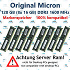 128 Gb (8X 16 Gb) Rdimm Ecc Ddr3-1600 Supermicro X9drh-If-Nv Server Ram