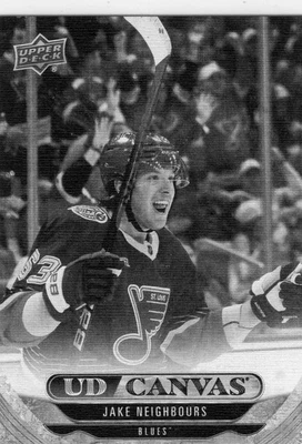 2024-25 Upper Deck UD Canvas Black and White C163 Jake Neighbours - Image 1 of 2