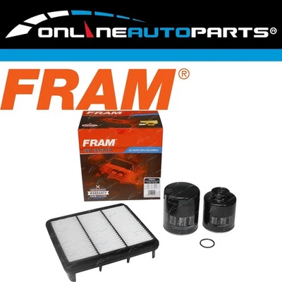 FRAM Oil Air Fuel Filter Service Kit for Triton ML MN 4cyl 4D56 2.5L 2008~2016 - Image 1 of 4