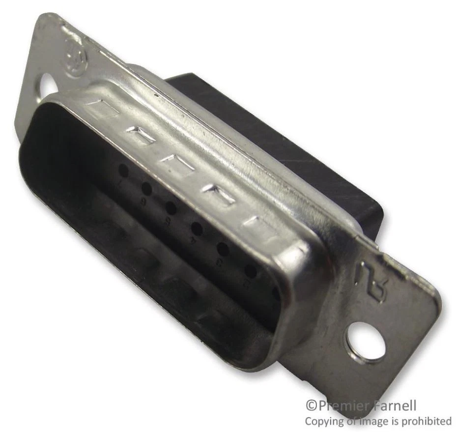 AMP - TE CONNECTIVITY - Plug Housing, D, T&D, 15 Way - Image 1 of 1