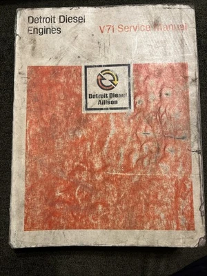 Detroit Diesel Motores Allison V-71 Servicio Reparación Taller Manual Libro Carretera Fabricante de Equipo Original Foto 1 de 4