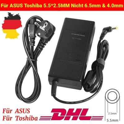 19V 3.42A 65W Ladekabel für Asus Toshiba Laptop Notebook Netzteil Ladegerät - Bild 1 von 4
