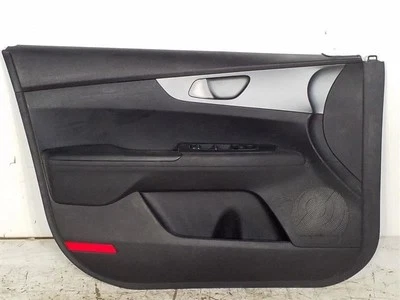 Painel de acabamento interno de porta frontal esquerdo preto para motorista | Compatível com 19 20 21 22 23 Kia Forte - Imagem 1 de 4