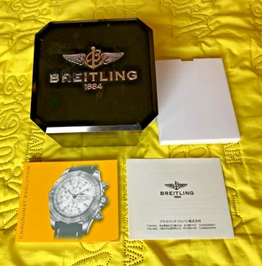 BREITLING Empty watch Box with Manual #W75 - Picture 1 of 11