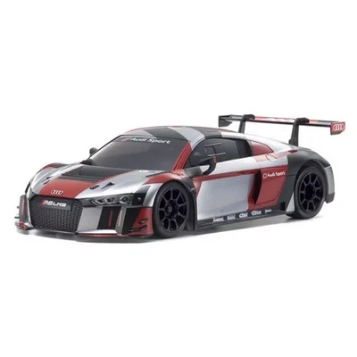 Kyosho ASC Mini-Z Body Audi R8 LMS 2016 Gray / Red Painted For MR04 #MZP246RGB - Image 1 of 3