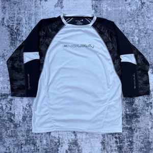 Mens Endura Mt500 Burner Cycling Jersey Top T Shirt 3/4 Length Sleeves XL  - Picture 1 of 9