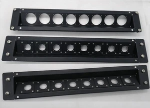 2U Front Panel for SMPTE Hybrid Cables 3K93C Connectors  FXW/EDW FMW/PUW FMW/PBW - Picture 1 of 24