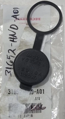 NEW Honda TRX 450 500 650 680 Rincon Foreman Power Socket Cap OEM 31652-HN0-A01 - Image 1 of 4