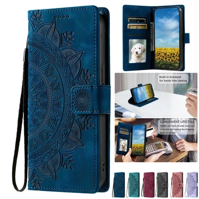 Flip Leather Totem Wallet Stand Phone Case For Nokia G22 G60 G11 G21 G10 G20 2.4 - Image 1 of 4