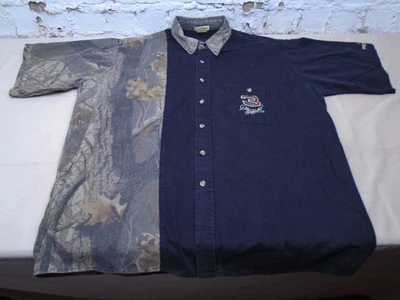 De Colección Chase Authentics Dale Earnhardt Team Realtree Racing Camuflaje Botón Lona XXL Foto 1 de 4