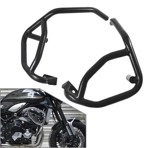 Black Engine Guard Crash Bar Bumper For Kawasaki Z 900 RS 2018-2022 - Picture 1 of 8
