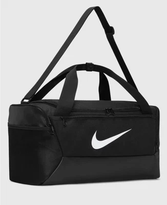 Nike NEW Brasilia Black 20" Training Duffle Travel Carry-On Bag Golf Gym Duffel - Image 1 of 4