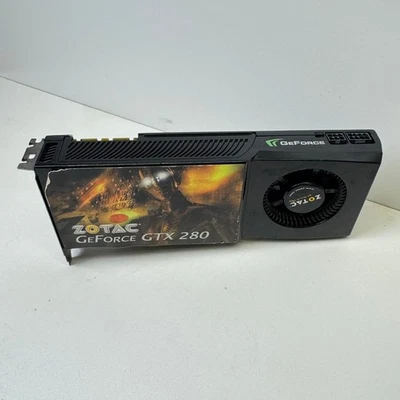 SCHEDA VIDEO NVIDIA ZOTAC GEFORCE GTX 280 1GB USATA PERFETTAMENTE FUNZIONANTE - Immagine 1 di 4