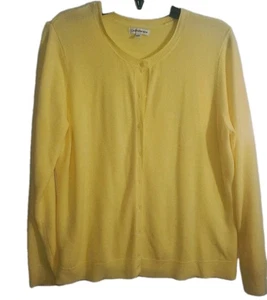 Croft & Barrow Gr. XL gelbe Strickjacke Pullover Damen - Bild 1 von 8