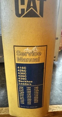 CAT CATERPILLAR 416C 426C 436C 428C 438C RETROEXCAVADORA TALLER REPARACIÓN MANUAL DE SERVICIO Foto 1 de 3