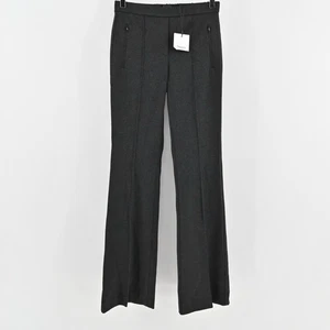 THEORY Demitria Regent Knit Pants Womens Size 2 Pull On Gray Multi Flare NEW - Picture 1 of 12