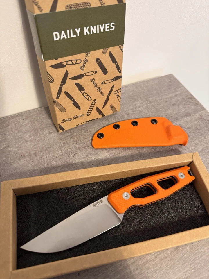 Böker Daily Knives AK4 Messer, CPM-3V Satin, Jagd Outdoor EDC Lightweight G10 - Bild 1 von 4