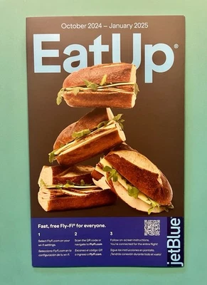 ENERO 2025 JETBLUE MENÚ A BORDO Foto 1 de 2