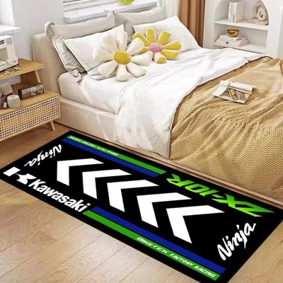 gift For KAWASAKI ZX10R Non-slip Motorcycle Garage Mat 220*80cm SPORTS rug - Image 1 of 4