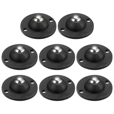 8x Kleber Mini Lenkrad Wheel Drehbar Universal Lenkrolle 360° Drehung (Schwarz) - Bild 1 von 4