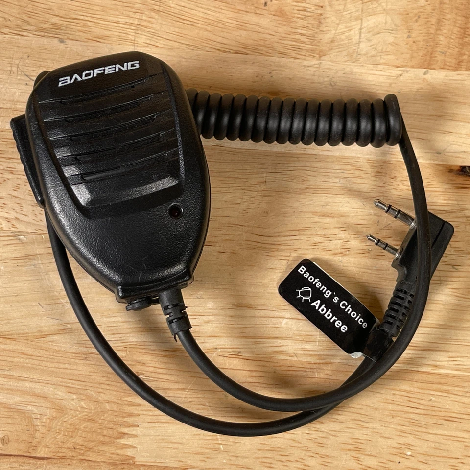 Micrófono de altavoz de mano para Baofeng Kenwood Wouxun Puxing TYT 5R F8HP B6 UV82 GT3 Foto 1 de 4