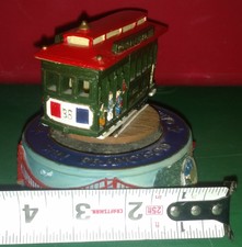 San Francisco Cable Car Turn Table Music Box