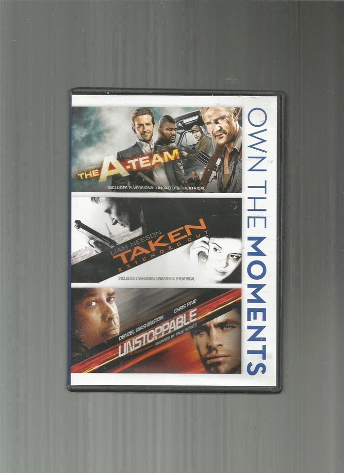 OWN THE MOMENTS: A-Team/Taken/Unstoppable (3 Disc Set), DVD - Image 1 of 1