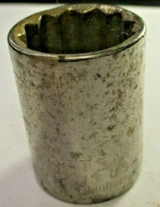Craftsman 44249 1/2" Drive 12 Point Metric 21mm Shallow Socket -G- USA - Picture 1 of 2