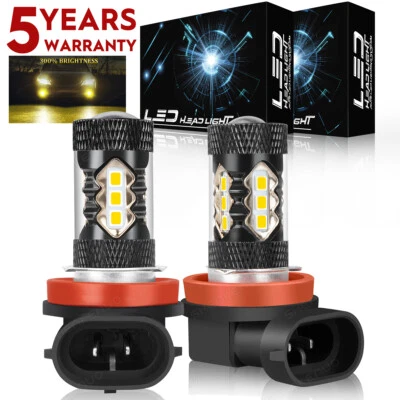Bombillas antiniebla LED amarillas doradas para BMW 320i 328i 335i 525i 528i 535i xDrive Foto 1 de 4