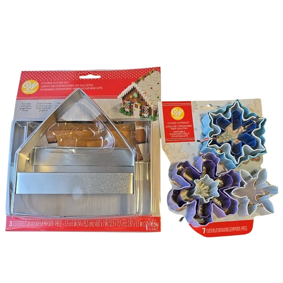 Wilton Gingerbread House Cookie Cutter Set 3 PC