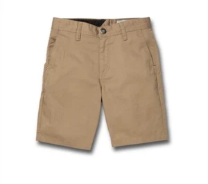 VOLCOM LITTLE BOYS' FRICKIN CHINO SHORT, KHAKI, 26(12) - Picture 1 of 2