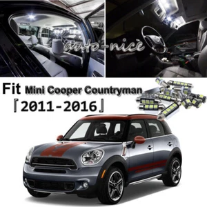 8 Error Free Bulbs For MINI Cooper Countryman LED Interior Light Package Kit - Picture 1 of 8
