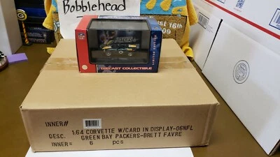 Nuevo en caja 2006 NFL BRETT FAVOR GREEN BAY PACKERS CHEVY CORVETTE 1/64 CAJA DE FÁBRICA DE 6 Foto 1 de 4