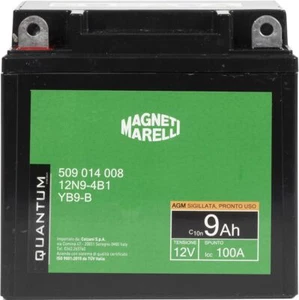 Magneti marelli batteria moto e scooter 9AH 12V 100A tecnologia AGM sigillata po - Imagen 1 de 8