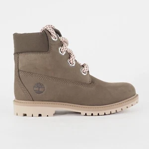 Botas impermeables para caminar Timberland Heritage 6 pulgadas A2J5N de cuero con cordones para mujer - Imagen 1 de 7