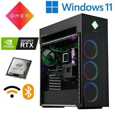 HP Omen Gaming PC - Intel Core i7 13700K, 64GB RAM, RTX 5070, 2TB SSD, Win11 - Bild 1 von 4
