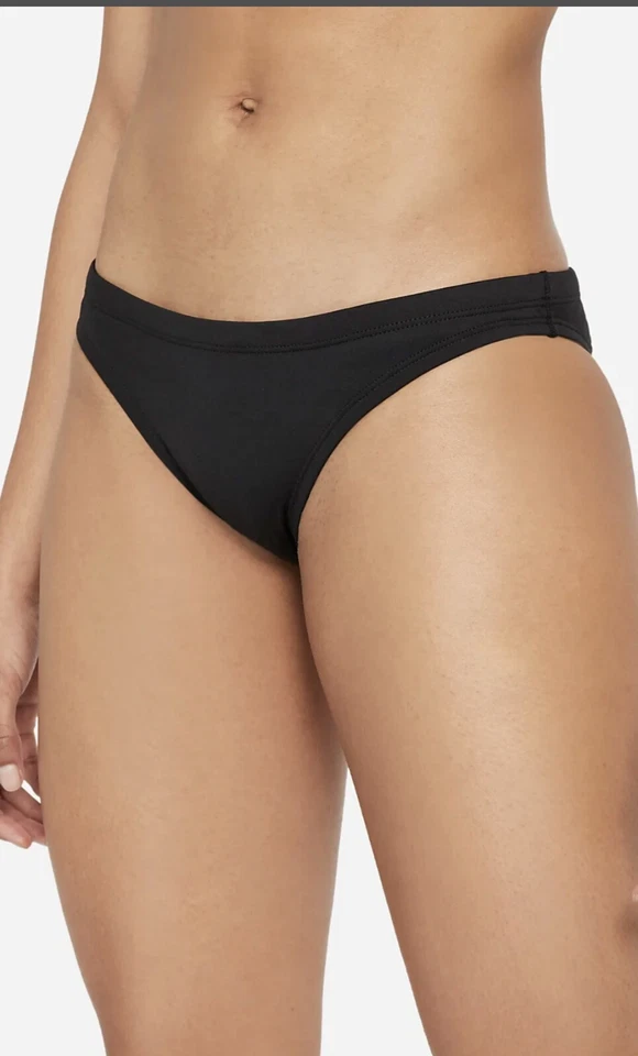 NIKE Essential Black Swimsuit Bikini Bottoms Swim Women's Size X-Large 
