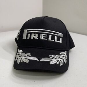 Pirelli Podium P1 Las Vegas 2023 Adjustable Hat Silver Edition Black Embroidered
